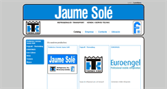 Desktop Screenshot of jaume-sole.com